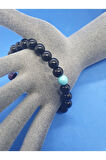 Hematit Oniks Sedef Turkuaz Taşı Tasarım Bileklik