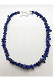 Sertifikalı Lapis Lazuli Taşı Doğal Taş Kolye