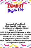 Tüp Şişelerde Kırık Doğal Taşlar (Zümrüt Taşı Delikli) 5x3cm Büyük Boy