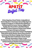 Sertifikalı Tüp Şişelerde Kırık Doğal Taşlar (apati̇t Taşi Deli̇kli̇) 5x3cm Büyük Boy