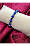 Lapis Lazuli & Hematit & Oniks Doğal Taş Bileklik