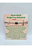 Doğal Taş Hint Akik Taşı Bileklik