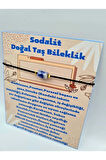Doğal Taş Sodalit Taşı Bileklik