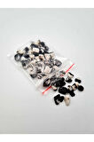 Sertifikalı Panda Jasper Kırık Doğal Taş - 20 gr Delikli