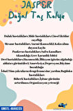 Sertifikalı Orijinal Işlenmemiş Doğal Taş Jasper Kolye Sürpriz Hediyeli