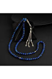 Sertifikalı Lapis Lazuli Doğal Taş Tesbih 99luk 6mm