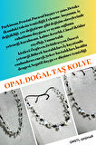 Sertifikalı Opal Doğal Taş Tasarım Kolye