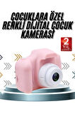 Çocuklara Özel Fotoğraf Ve Video Çeken Mini Çok Renkli Fotoğraf Makinesi