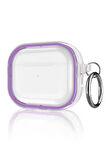 Airpods Pro 2 (2.nesil) Shiny Şeffaf Kılıf - Mor-(5796)