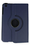 iPad Mini 1 Kılıf 360 Tablet Deri Kılıf - Lacivert-(5796)