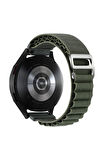 Watch 22mm KR410 Kumaş Kordon - Yeşil-(5796)