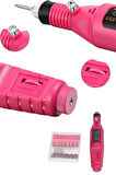 Elektrikli Profesyonel Manikür Pedikür Seti Değiştirilebilir Başlık Seçeneği