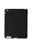 iPad 4 9.7 Kılıf Evo Tablet Silikon - Siyah-(5796)