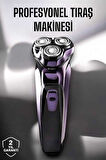Profesyonel Şarjlı Saç ve Sakal Tıraş Makinesi Hassas Kesim