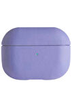 Airpods Pro 2 (2.nesil) 405 Deri Kılıf - Lila-(5796)