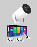Projeksiyon Cihazı 4K Destekli Kablosuz Bağlantılı Bluetooth 5.0