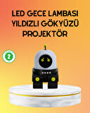 Taşınabilir Lityum Bataryalı Led Gece Lambası ve Projektör