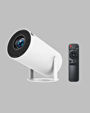 Full HD 4K Uyumlu Projeksiyon Cihazı 130 İnç Geniş Ekran Destekli