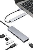 Macbook Pro/air Uyumlu USB Type-C 8 In 1 Hub Dönüştürücü Çevirici Çoklayıc?