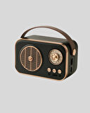 Retro Bluetooth Radyo – Nostaljik Tasarım TF Kart ve USB Destekli