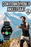 Akıllı Saat Çok Fonksiyonlu Sesli Görüşme NFC Uyumlu Amoled Ekran