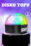 Kompakt Tasarımlı Telefon Kontrollü Disko Topu Işıkları