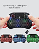 LED Işıklı Q Klavye – Touchpad Numerik Tuş Takımı ve Multimedya Kısayollar?