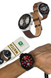 Akıllı Saat Çelik Kordon Çağrı Cevaplama Amoled Ekran Titreşimli Uyku ve Sağ