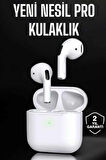 Beyaz Yeni Nesil Pro Bluetooth Kulaklık Yüksek Ses Kaliteli ANC Özelliği