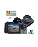 Gelişmiş G-Sensörlü Üçlü Araç Kamerası – 5” LCD Ekran ve Hareket Algıl