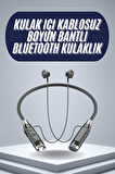 120 Saat Bluetooth Kulaklık Kablolu Boyun Askılı SD Kart Girişli ANC Özellikli