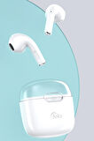 GT12 Kablosuz Airpods Kulaklık - Beyaz-(5796)