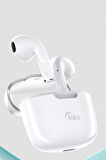 GT12 Kablosuz Airpods Kulaklık - Beyaz-(5796)