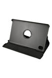 Samsung Galaxy X510 Tab S9 FE 11 Kılıf 360 Tablet Deri Kılıf - Siyah-(5796)