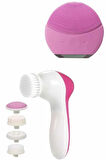 İkili Cilt Bakım Seti 5 Başlıklı Yüz Temizleme ve Masaj Aleti Canlandırıcı 