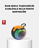 RGB Işıklı Bluetooth Hoparlör – 360° Stereo Ses ve 8 Saat Çalma Süresi