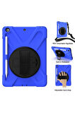 iPad Air 3 10.5 Kılıf Amazing Tablet Kapak - Mavi-(5796)