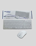 2.4 Ghz Wireless Kablosuz Klavye Mouse Seti Tv Pc Uyumlu