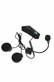 Bluetooth Kask Kulaklığı Intercom 5.0 Bluetooth Android ve İOS Uyumlu