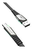 DC18 Type-C Kablo 1M 5A - Siyah-(5796)