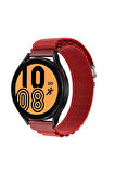 Watch 22mm KR410 Kumaş Kordon - Kırmızı-(5796)