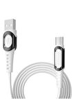 DC01 Süper Hızlı Micro USB Kablo 1M 2.4A - Beyaz-(5796)
