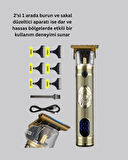 Çok Fonksiyonlu Saç ve Sakal Düzeltici Set – USB Şarjlı