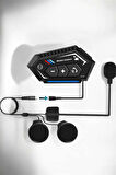 İnterkom Intercom Kask Kulaklık Bt22 Bluetooth Motosiklet Kulaklık 5.0 Bluetooth