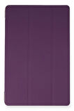 Samsung Galaxy T970 Tab S7 Plus 12.4 Kılıf Tablet Smart Kılıf - Mor-(5796)