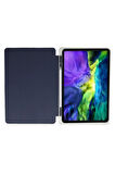 iPad 9.7 (2018) Kılıf Kalemlikli Mars Tablet Kılıfı - Lacivert-(5796)