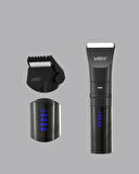 Şarjlı Tıraş Makinesi – Dijital Ekranlı IPX7 Su Geçirmez Titanyum Bıçaklı