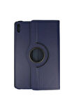 Huawei MatePad SE 11 Kılıf 360 Tablet Deri Kılıf - Lacivert-(5796)