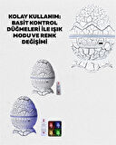 Bluetooth Hoparlör Özellikli 7 Renkli Gece Aydınlatması