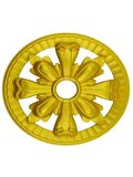 Saray Tavan Motif 25X25 Cm Oval Küçük Avize Göbeği-Altın Renk
